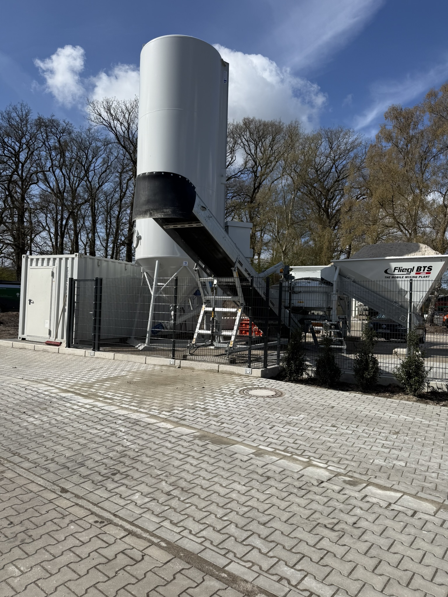 Betontankstelle von Wöste